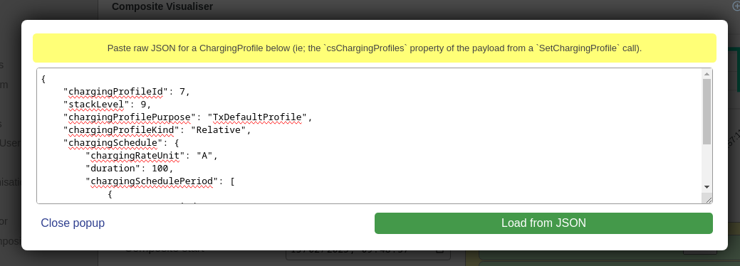 OCPP composite profiles