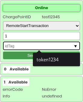 ocpp1.6 command execution